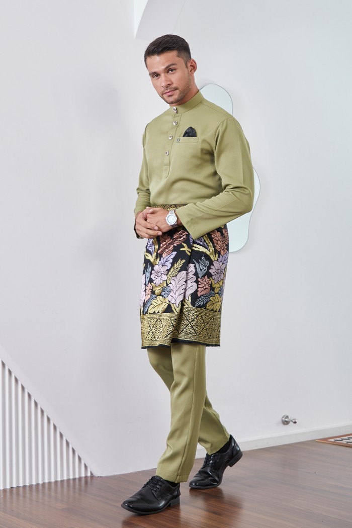 Baju Melayu Yusoff - Olive Green